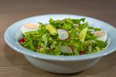 Green salad
(lettuce, radishes, cucumbers, fresh onion, egg) 400 gr.